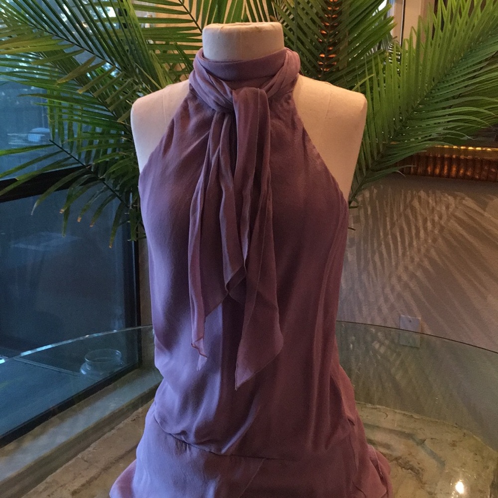 Lilac cocktail dress